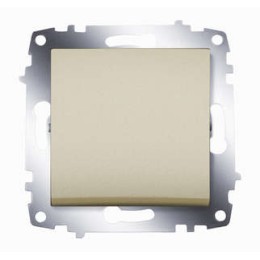 Выключатель 1-кл. 1мод. СП Cosmo 10А IP20 механизм титаниум ABB 619-011400-200