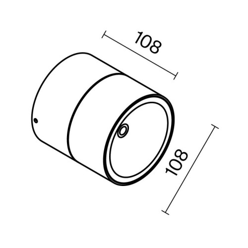 Светильник Spin 12Вт 3000К IP54 потолочн. Maytoni O310CL-L12GF3K