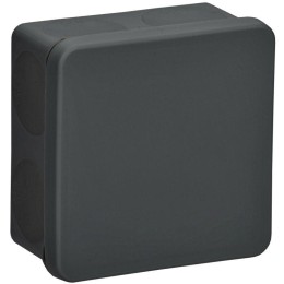 Коробка распаячная ОП КМ42455 100х100х50мм IP67 8 вводов черн. IEK UKO21-100-100-050-K02-66