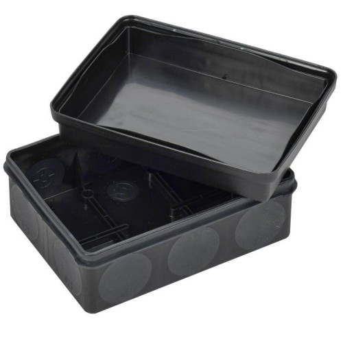 Коробка распаячная ОП КМ42441 150х110х70мм IP67 10вводов черн. IEK UKO21-150-110-070-K02-66