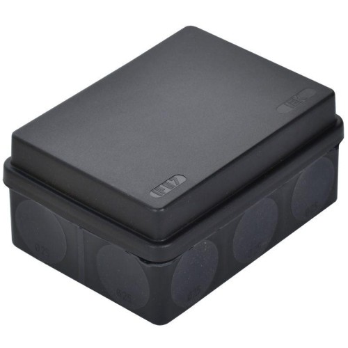 Коробка распаячная ОП КМ42441 150х110х70мм IP67 10вводов черн. IEK UKO21-150-110-070-K02-66