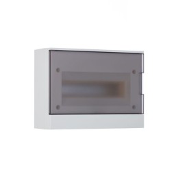 Бокс настенный Basic E 12М сер. прозр. дверь (с клемм) ABB 1SZR004002A2204