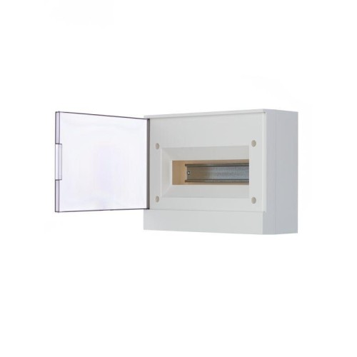 Бокс настенный Basic E 12М сер. прозр. дверь (с клемм) ABB 1SZR004002A2204