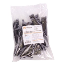 Держатель кабеля односторонний для прямого монтажа (уп.20шт) черн. Промрукав PR13.0381