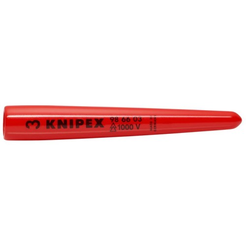 Колпачок защитный для кабелей VDE код проводника: 3 L-80мм (макс. d 10мм) Knipex KN-986603