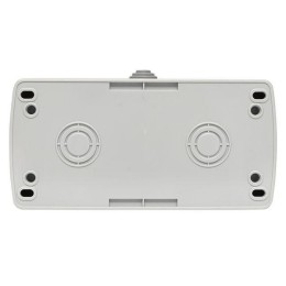 Блок ОП розетка 1-м 16А с заземл. с крышкой+выключатель 1-кл. Мурманск IP54 сер. EKF EFRV16-050-30-5