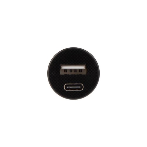 Автозарядка в прикуриватель АЗУ USB-A+USB-C 2.4А черн. Rexant 18-2228