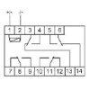 Реле промежуточное PK-4P/48 (48В AC/DC 3 модуля монтаж на DIN-рейке 4х8А 4NO/NC IP20) F&F EA06.001.0