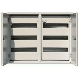 Корпус навесной ЩРН-90 520х685х120 90мод. IP31 двудверный метал. DEKraft 30209DEK