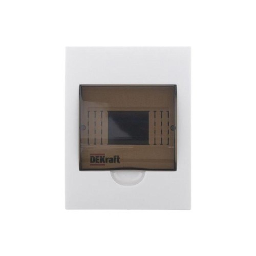 Корпус встраиваемый ЩРВ-П-6 22х17х9 6мод. IP41 пластик. DEKraft 31002DEK