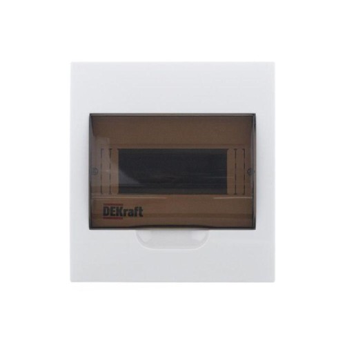 Корпус встраиваемый ЩРВ-П-8 22х20х9 8мод. IP41 пластик. DEKraft 31003DEK