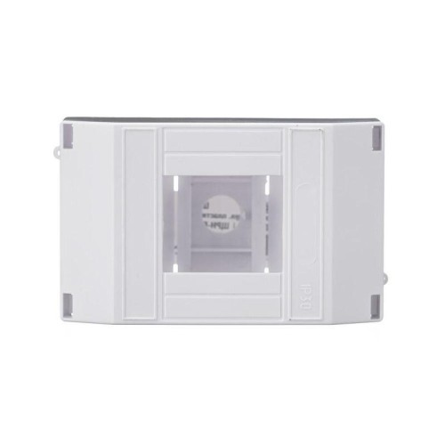Корпус навесной ЩРН-П-2/4 12.5х7.8х5.8 2-4мод. IP30 пластик. бел. DEKraft 31031DEK