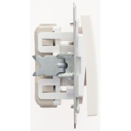 Выключатель 1-кл. СП W59 250В 16AX с самовозвратом механизм сл. кость SchE VS116-155-2-86