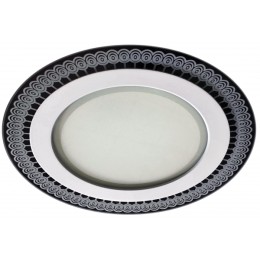 ЭРА DK LED 9-6 Светильник светодиодный круглый "стекло с рисунком" 6W 4000K