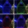 Гирлянда светодиодная "Нить" 10м 100LED мультиколор RGB 10Вт 230В IP65 провод ПВХ прозр. (свечение с