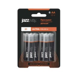 Элемент питания алкалиновый AA/LR6 Ultra Alkaline BL- 6 (уп.6шт) JazzWay 5057548