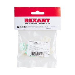 Площадка самоклеящаяся с клипсой под шлейф (ПКШ) 20х14мм упаковка (уп.10шт) Rexant 07-2320-10