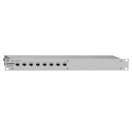 Блок защиты 8-ми информационных портов Ethernet с питанием PoE со схемой питания по варианту А или п