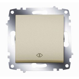 Переключатель перекрестный 1-кл. СП Cosmo 10А IP20 (сх. 7) механизм титаниум ABB 619-011400-214