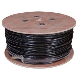 Кабель витая пара U/UTP CAT 5е PE 25PR 24AWG OUTDOOR SOLID черн. 305м РФ Rexant 01-1122-R