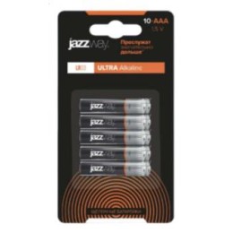 Элемент питания алкалиновый AAA/LR03 Ultra Alkaline BL-10 (уп.10шт) JazzWay 5058163