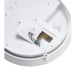 Светильник светодиодный ДСП WP 25 C 15W OP 940 D300 WH 300х300х93мм 15Вт 4000К IP65 пылевлагозащ. бе