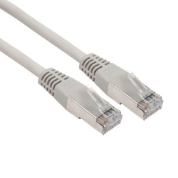 Патч-корд F/UTP кат.6 RJ45-RJ45 LSZH экранир. 0.5м сер. Rexant 18-8101-1