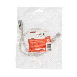 Патч-корд F/UTP кат.6 RJ45-RJ45 LSZH экранир. 0.5м сер. Rexant 18-8101-1