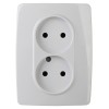 ЭРА 12-2117-01 Розетка 2X2P, 16A-250В, IP20, винт, 12, Белый