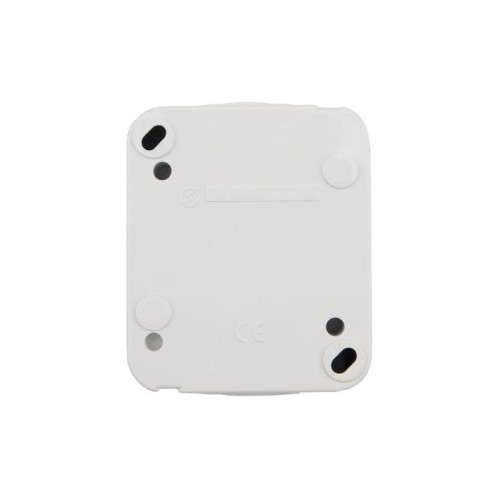 Розетка 1-м ОП Mini OG IP54 с заземл. бел. Kranz KR-78-0604