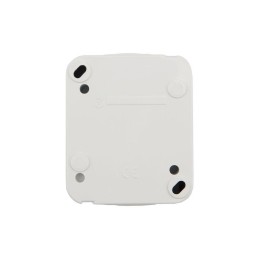 Розетка 1-м ОП Mini OG IP54 с заземл. керамика бел. Kranz KR-78-0605