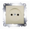 Розетка 1-м СП 1мод. Cosmo 16А IP20 без заземл. механизм титаниум ABB 619-011400-215