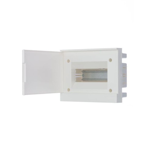 Бокс в нишу Basic E 8М бел. непрозр. дверь (с клемм) ABB 1SZR004002A1103