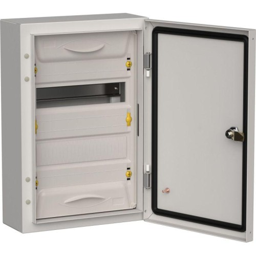 Корпус ЩРн-24 (1х24) TITAN 5 460х310х140 IP54 метал. сер. IEK TI5-50-N-024-54-7035