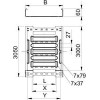 Лоток листовой перфорированный 200х60 L3050 нерж. сталь 1.5мм SKSM 620 VA4571 OBO 6059511