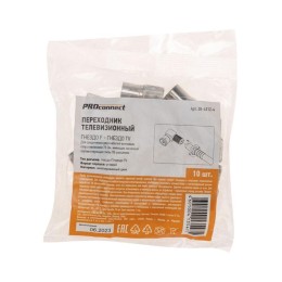 Переход гнездо F-гнездо TV угловой (уп.50шт) PROCONNECT 05-4312-4