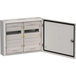 Корпус ЩРн-48 (2х24) TITAN 5 460х570х140 IP54 метал. сер. IEK TI5-50-N-2X024-54-7035