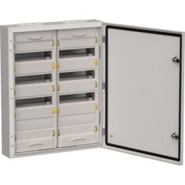 Корпус ЩРн-96 (2х48) TITAN 5 710х570х140 IP54 метал. сер. IEK TI5-50-N-2X048-54-7035