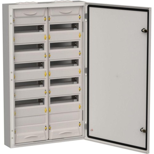 Корпус ЩРн-144 (2х72) TITAN 5 960х570х140 IP54 метал. сер. IEK TI5-50-N-2X072-54-7035