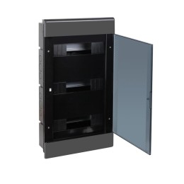 Щиток СП Тусо 36мод. с двер. 547х299х103мм черн. Ruvinil 68136Ч