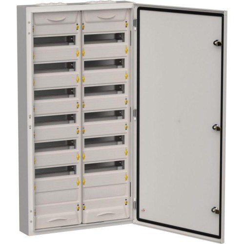 Корпус ЩРн-168 (2х84) TITAN 5 1085х570х140 IP54 метал. сер. IEK TI5-50-N-2X084-54-7035