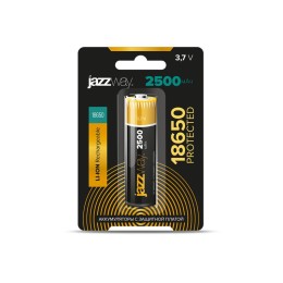 Аккумулятор 18650 3.7В Li-Ion 2500мА.ч с защитой (блист. 1шт) JazzWay 5059849