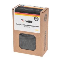 Саморез гипсокартон-металл 3.5х35 (уп.200шт) Kranz KR-01-3341-005