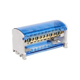 Шина на DIN-рейку (кросс-модуль) ШНК 2х11 L+PEN IEK YND10-2-11-050