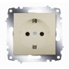 Розетка 1-м СП 1мод. Cosmo 16А IP20 с заземл. механизм титаниум ABB 619-011400-217