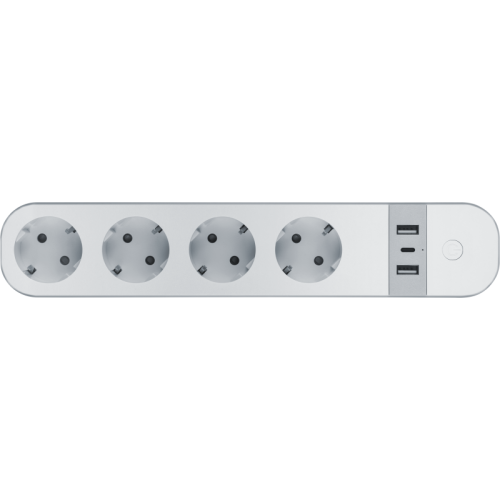 Удлинитель 4х1.5м 16А Smart Home с заземл. 2хUSB с управлением по WI-FI бел. NAVIGATOR 95132