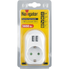Адаптер 1-м 61 454 NAD-USB01-1E-C-WH + 2хUSB 3.4А с заземл. Navigator 61454