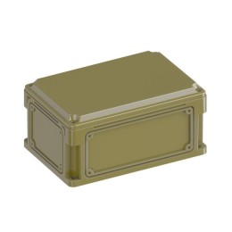 Корпус RAM box без МП 300х200х146мм IP66/IP67 с фланцами непрозр. крышка В=21мм RAL6014 DKC 532210-R