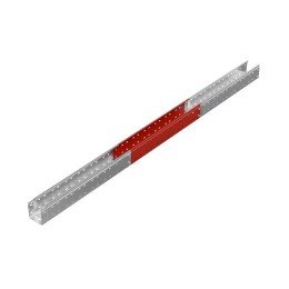 Лоток листовой перфорированный 100х100 L2000 1мм "Быстрый монтаж ПЛЮС" LPplus100-100-1.0-2000 INOX30