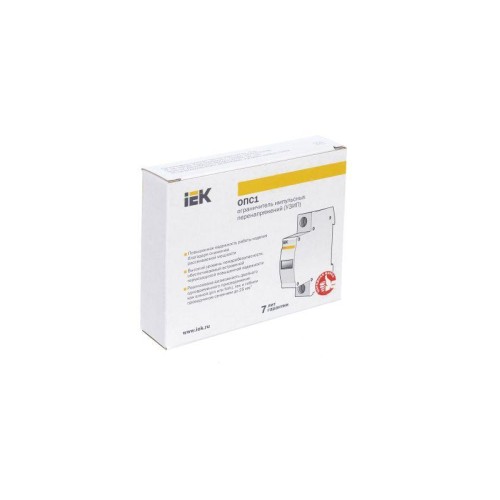 Ограничитель перенапряжения ОПС1-D 1P KARAT IEK MOP20-1-D